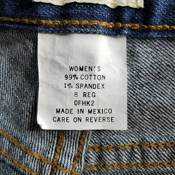 LL Bean Jeans Straight Leg Size 8 29X30 - Picture 6 of 7